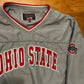Colosseum Sports Ohio State University Buckeyes College Pullover Grey Windbreaker - XLarge - 26" x 29"
