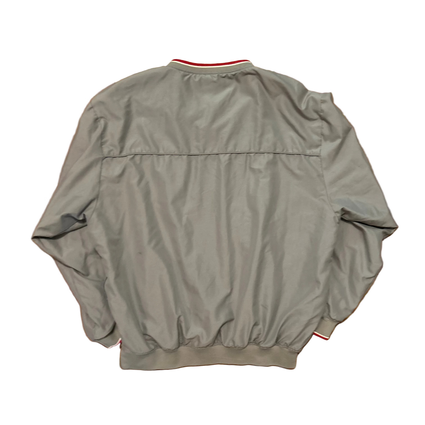 Colosseum Sports Ohio State University Buckeyes College Pullover Grey Windbreaker - XLarge - 26" x 29"