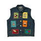 New Directions Plus Denim Embroidered School Vest - XLarge - 24" x 27"