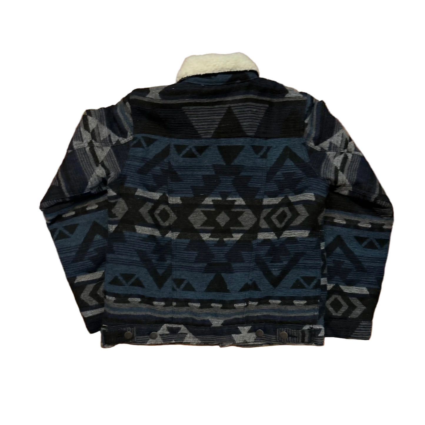 Wrangler Western Jacket Lined Blanket Aztec Jacket - Small - 19.5" x 23"