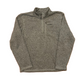 Grey Eddie Bauer Quarter zip Sweatshirt - XLarge - 24" x 28"