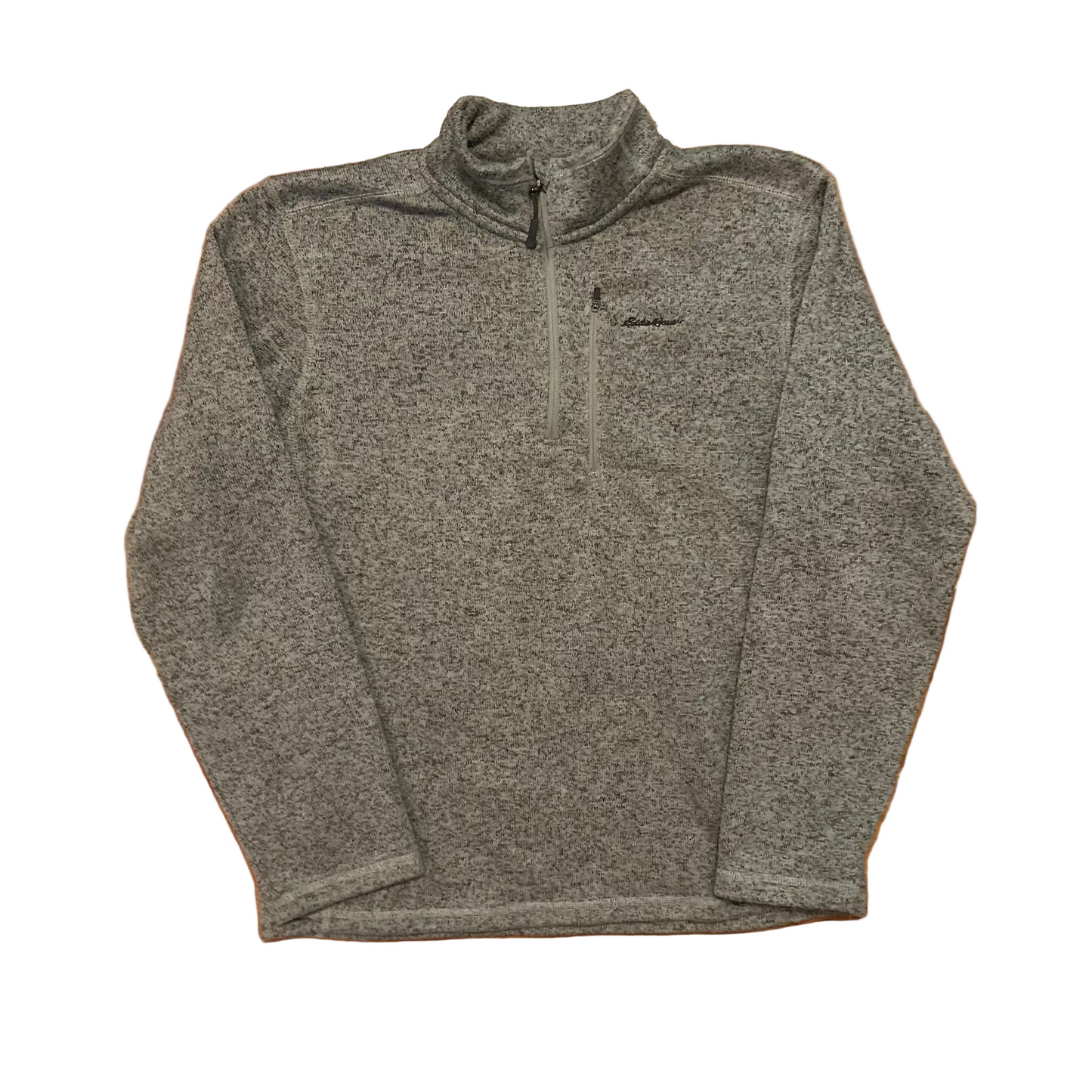 Grey Eddie Bauer Quarter zip Sweatshirt - XLarge - 24" x 28"