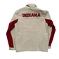 58 Sports Indiana IU Grey Tan Zip Up Windbreaker Jacket Coat - Large - 22" x 28"