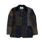 Character Suburban Wear Zip Up Patchwork Jacket - Medium - 21" x 27.5"