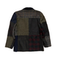 Character Suburban Wear Zip Up Patchwork Jacket - Medium - 21" x 27.5"