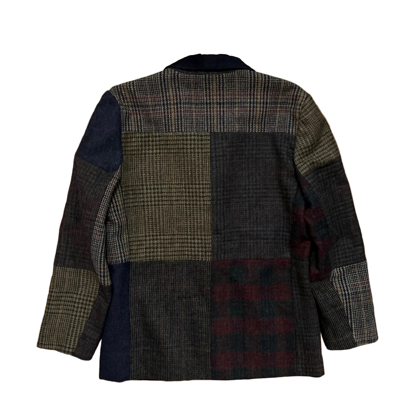 Character Suburban Wear Zip Up Patchwork Jacket - Medium - 21" x 27.5"