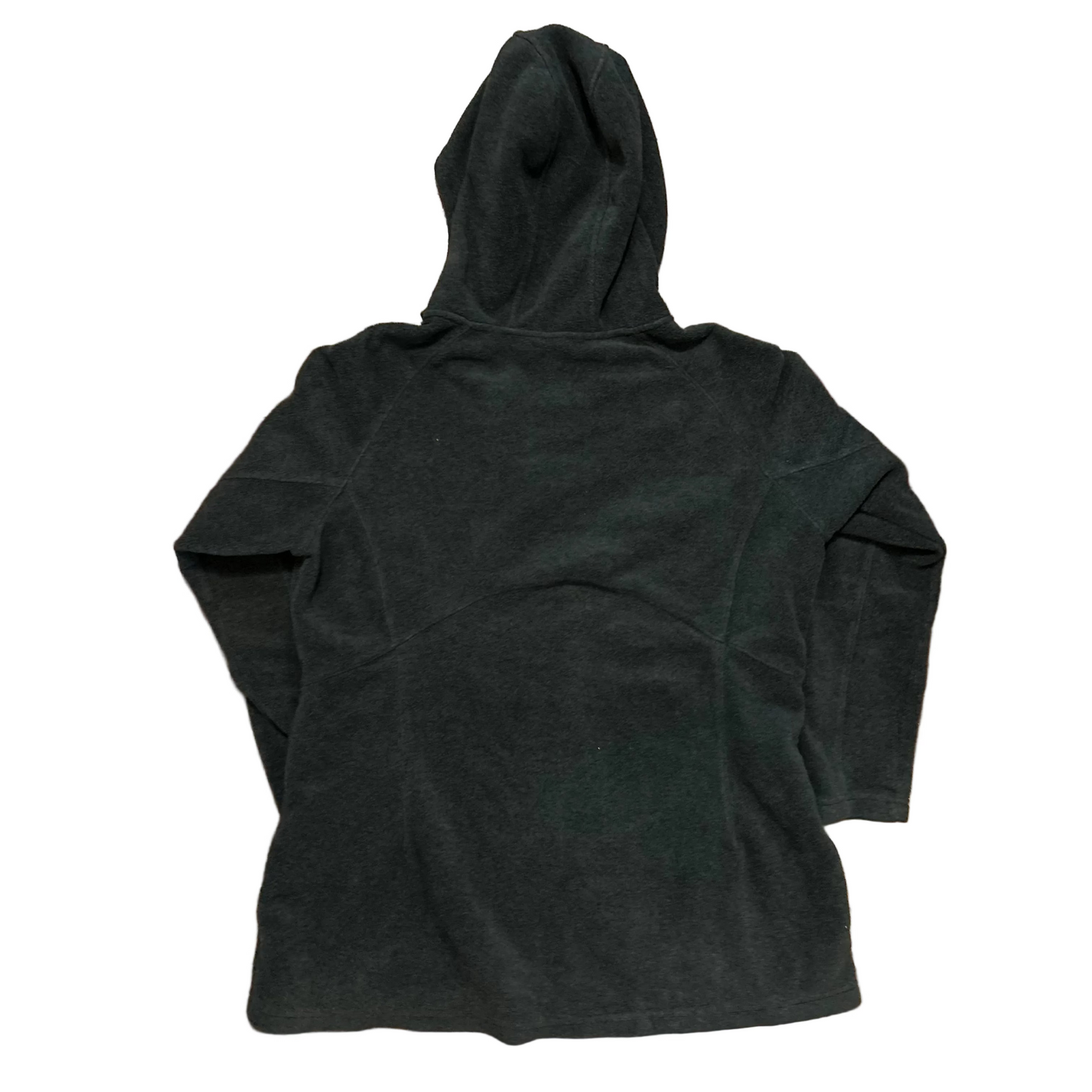 Columbia Grey Fleece Hoodie Zip Up Jacket Coat - XLarge - 24" x 31"