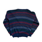 90's Edison Knitwear Navy Cardigan Sweater - Large - 22" x 24.5"