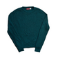 90's Highland Green Teal Acrylic Sweater - Medium - 20" x 26.5"