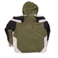 Columbia Green Grey Black Hooded Rain Wind Jacket - XLarge - 27" x 29"