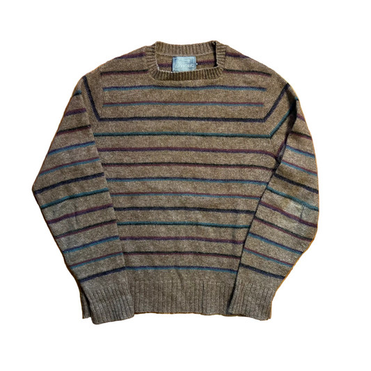 80/90's LeTigre Brown Sweater - Medium - 20" x 25.5"