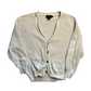 90's Eddie Bauer Cream White Cardigan Sweater - XLarge - 25" x 27"