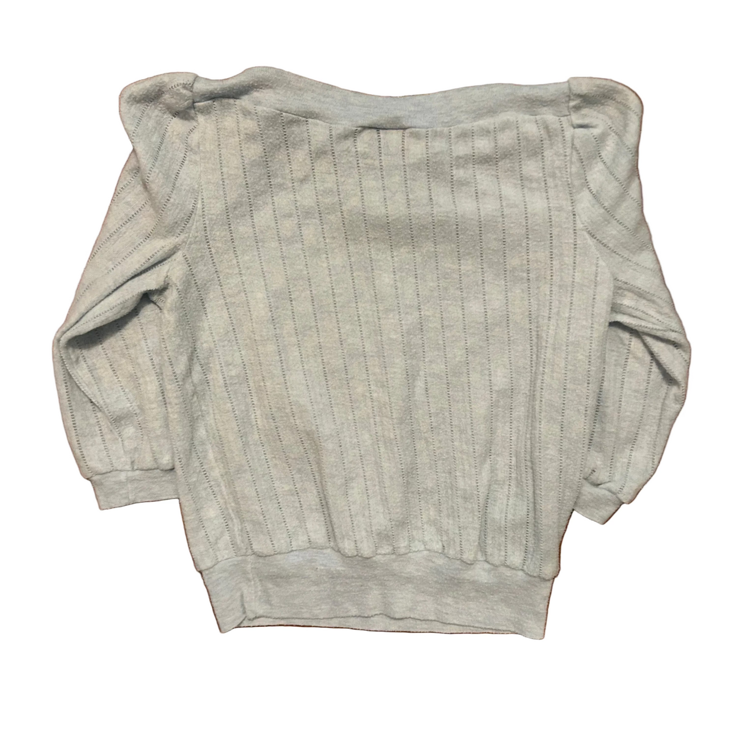80’s Miss Kalico Light Blue Sweater - Small - 18" x 20.5"