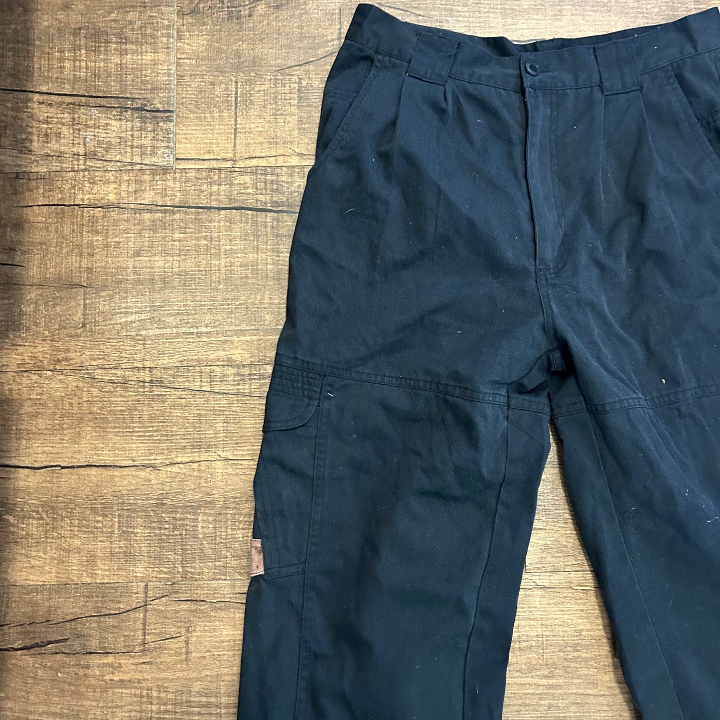 Canyon Blues River Black Cargo Pants - 28” x 32.5”