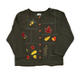 Essentials by Maggie Green Fall Autumn Pumpkin Poly Cardigan Sweater - XLarge - 28" x 30"