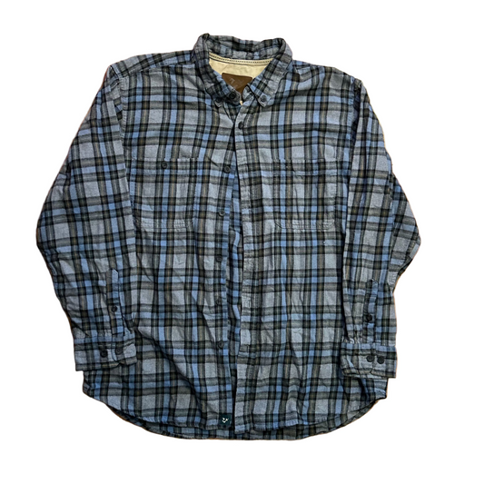 Gander Mountain Cotton Flannel Button Up Shirt - XLarge - 26" x 30.5"
