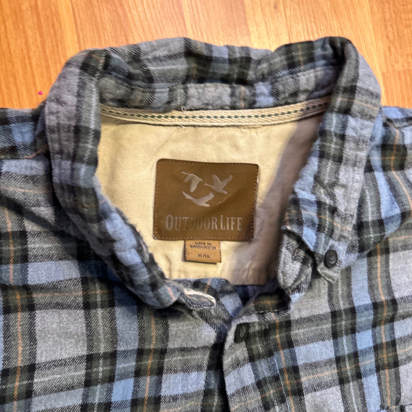 Gander Mountain Cotton Flannel Button Up Shirt - XLarge - 26" x 30.5"