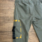 Smoke and Ash Green Cargo Pants - Drawstring - 37” x 31”