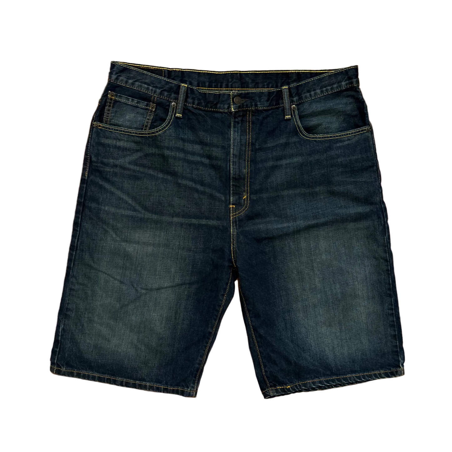 Levi 569 Indigo Blue Denim Shorts Jorts - 40" x 12"