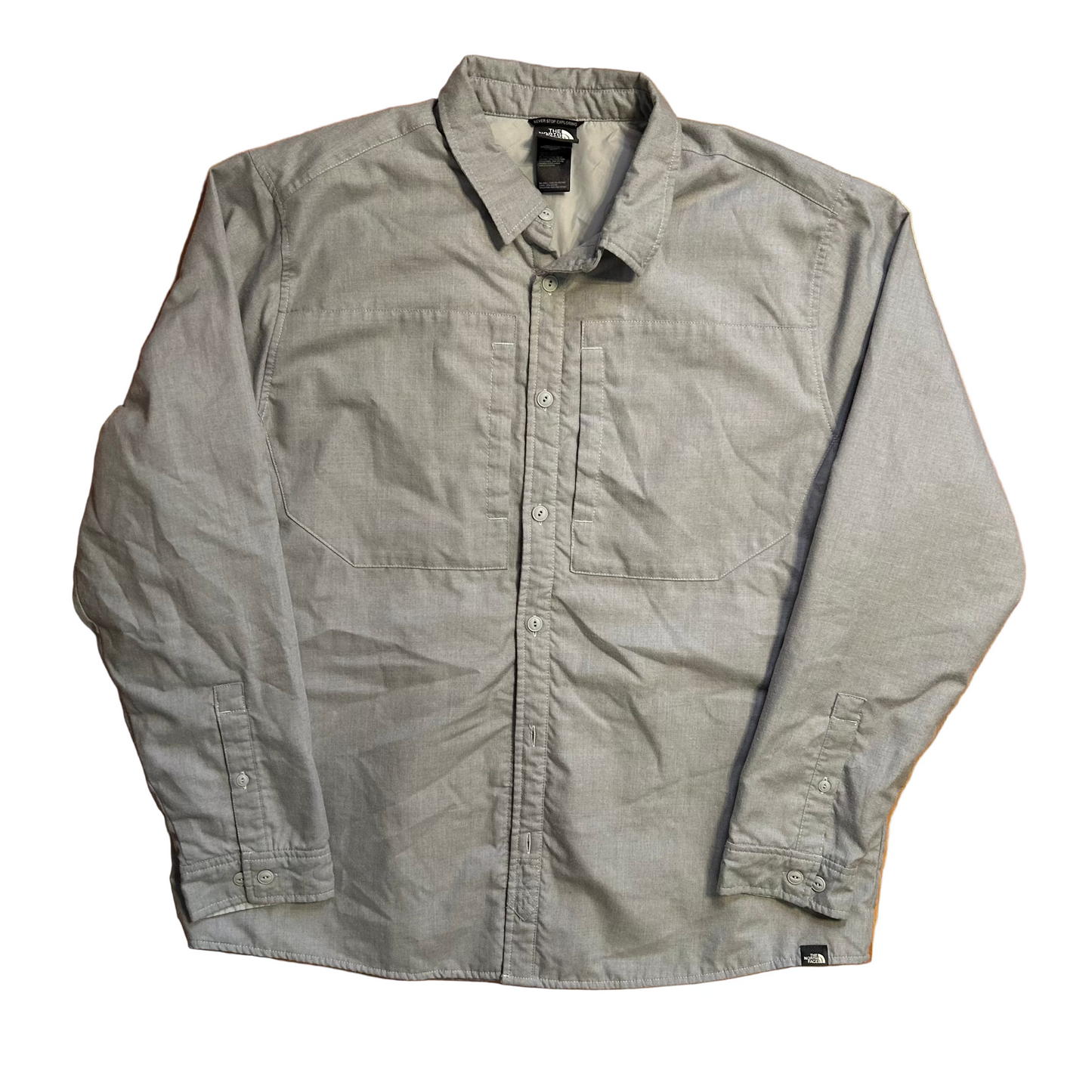 The North Face Button Up Lined Jacket Shirt Coat - XLarge - 25" x 31"