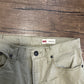 Wrangler Straight Fit Tan Khaki Denim Jeans - 30” x 30”