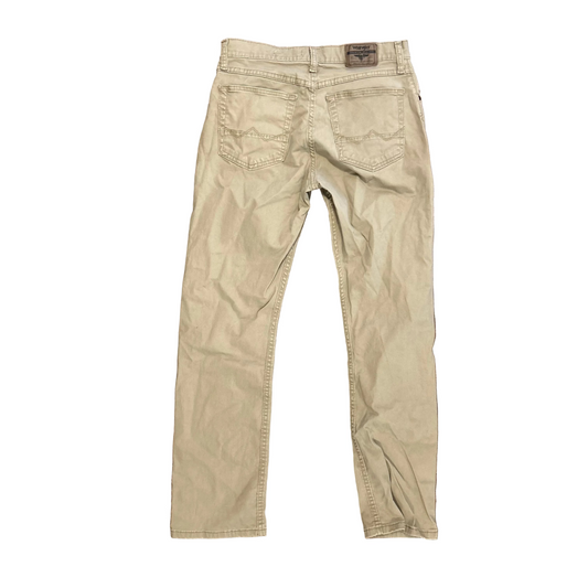 Wrangler Straight Fit Tan Khaki Denim Jeans - 30” x 30”