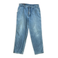 90's Expressions Pleated Denim Blue Jeans 32” x 30”