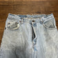 Levis 560 Distressed Denim Blue Jeans - 34” x 33.5”