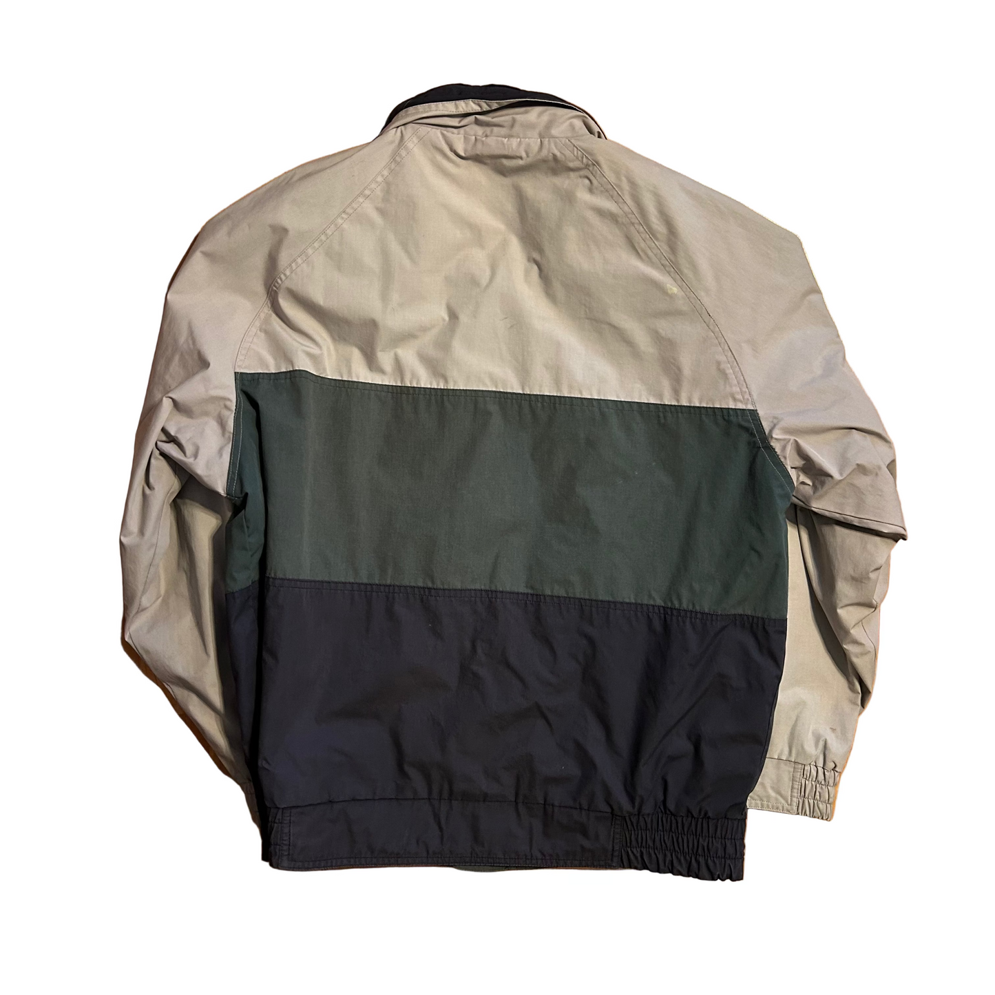 Colorblocked Windbreaker Rain Jacket Coat - Large - 23" x 28"