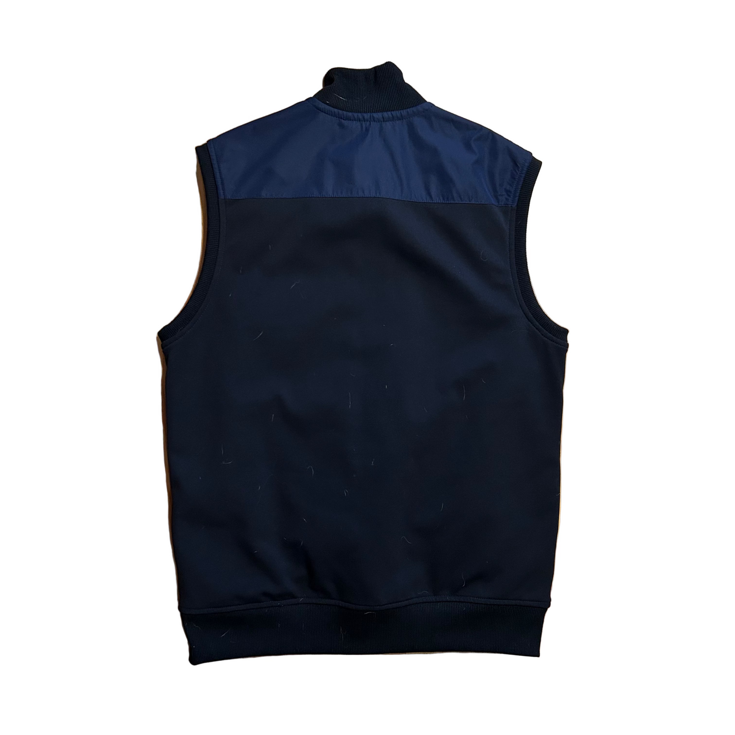 Roundtree and Yorke Navy Black Puffer Vest - Medium - 20" x 26.5"