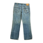 70's Levi 517 Orange Tab Distressed Denim Blue Jeans - 35” x 31”