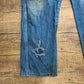 70/80's Dickies Carpenter Distressed Denim Blue Jeans - 36” x 29”
