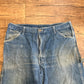 70/80's Dickies Carpenter Distressed Denim Blue Jeans - 36” x 29”