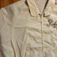 80's Chainstitched RLH Zip Up Yellow Cream Jacket - Large - 23" x 23"