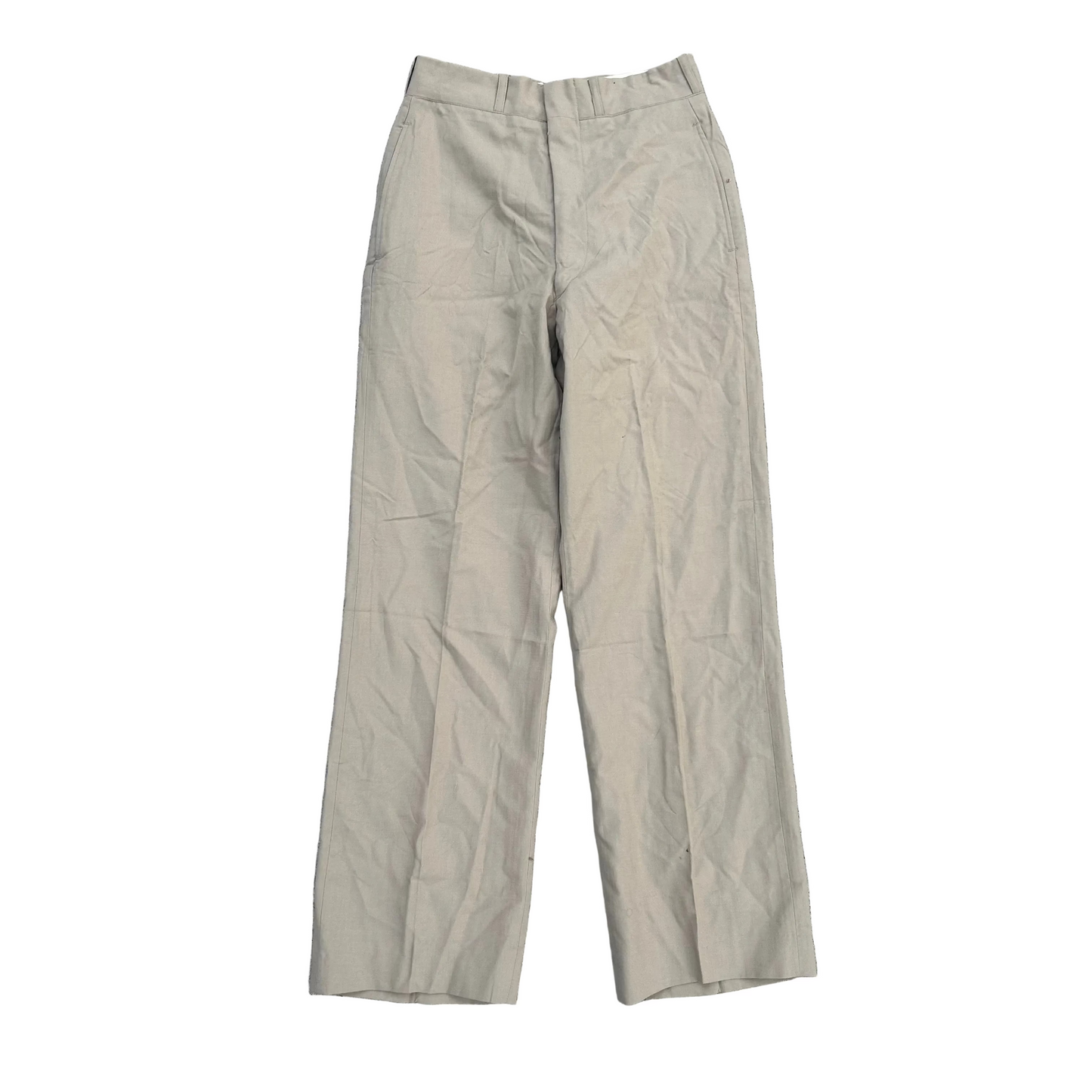 70/80's Brown Khaki Dress Pants - 26" x 30.5"