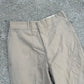 70/80's Brown Khaki Dress Pants - 26" x 30.5"