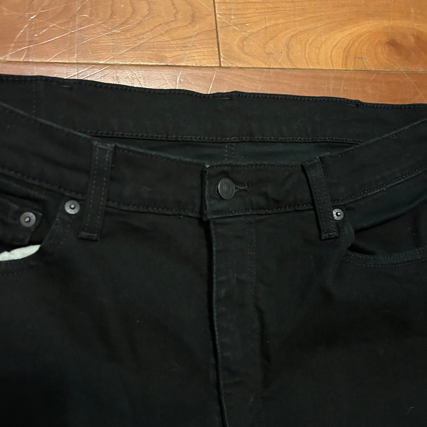 Levis 511 Black Denim Jeans - 38" x 32"