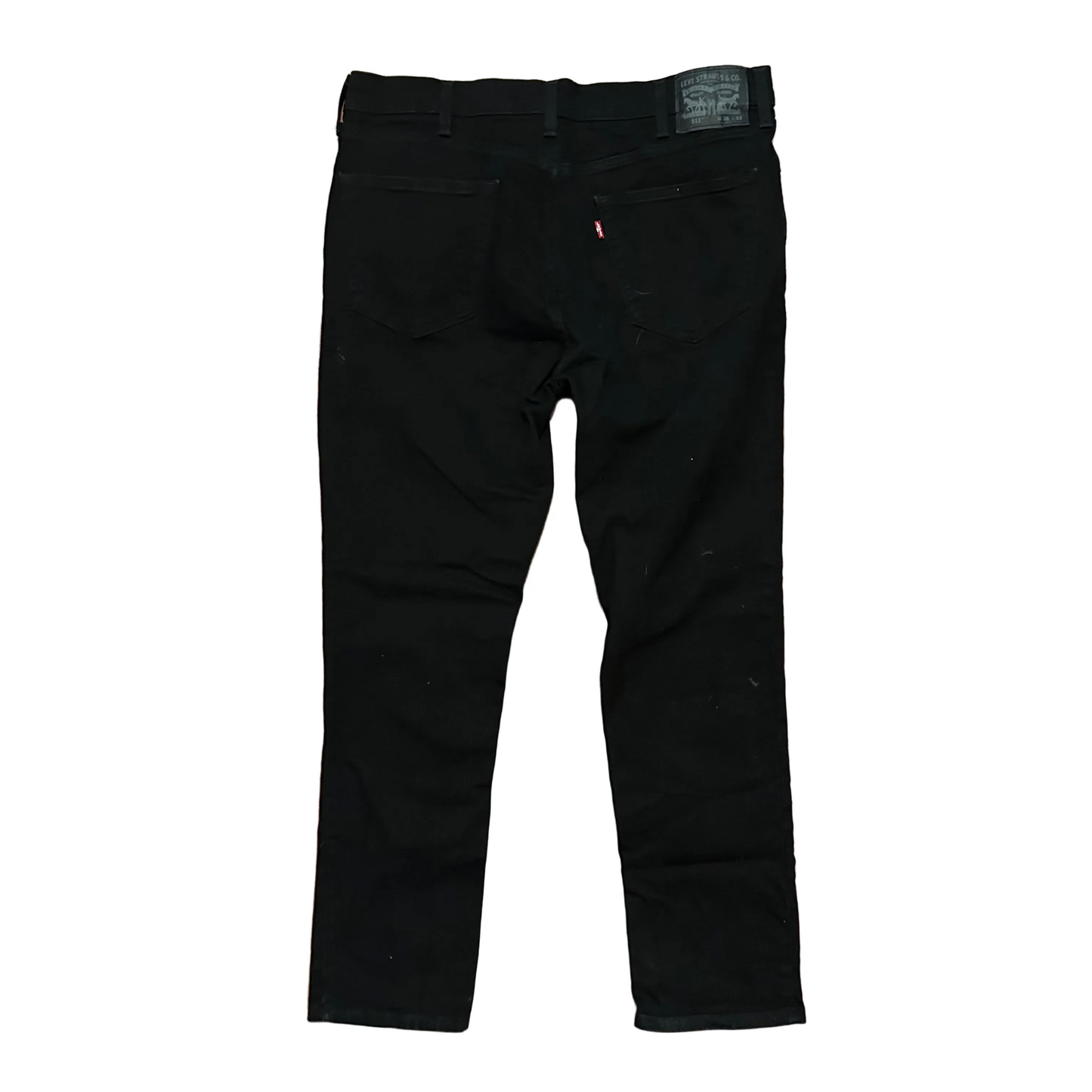 Levis 511 Black Denim Jeans - 38" x 32"