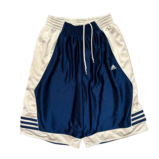 Adidas Reversible Blue White Athletic Shorts - 27" x 10"
