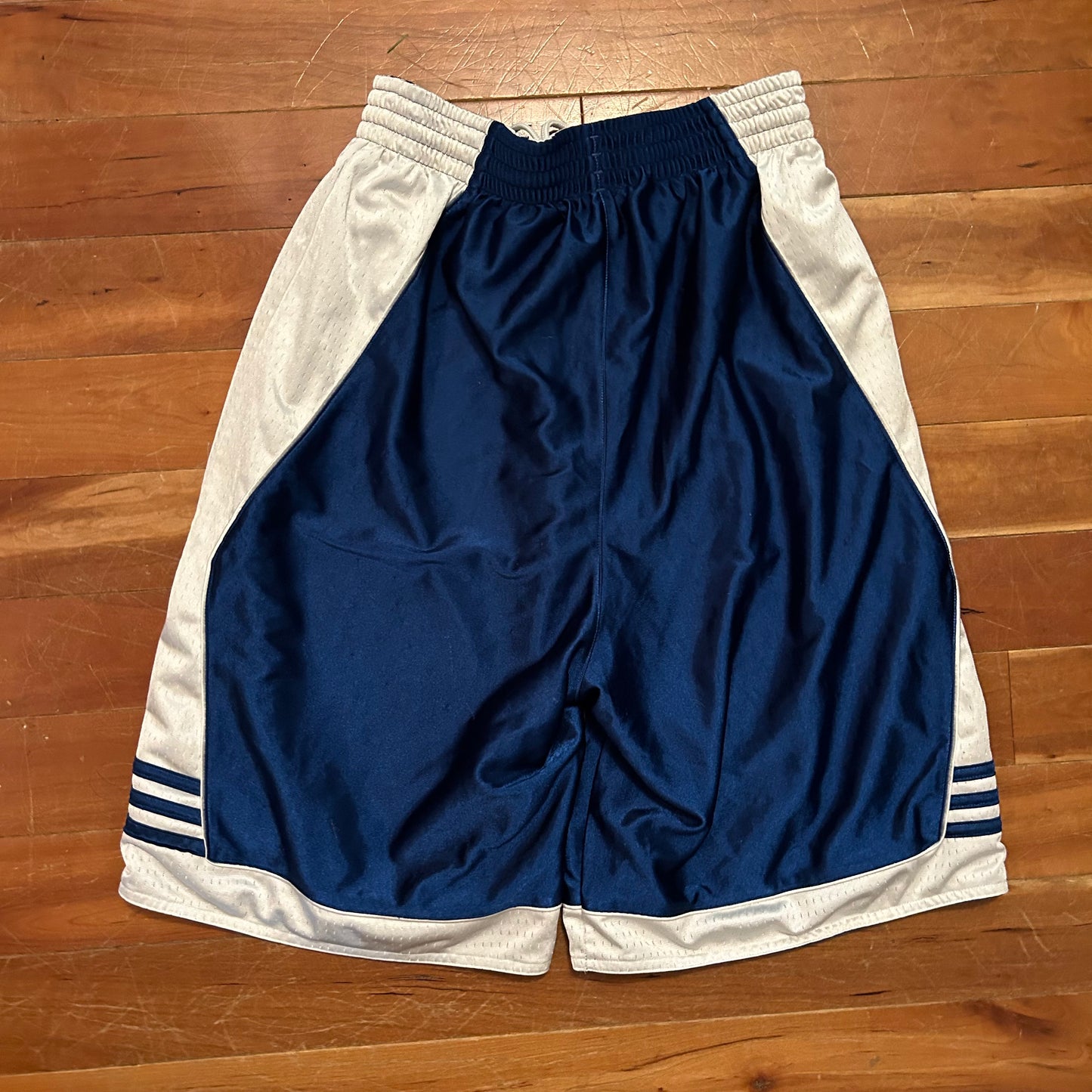 Adidas Reversible Blue White Athletic Shorts - 27" x 10"