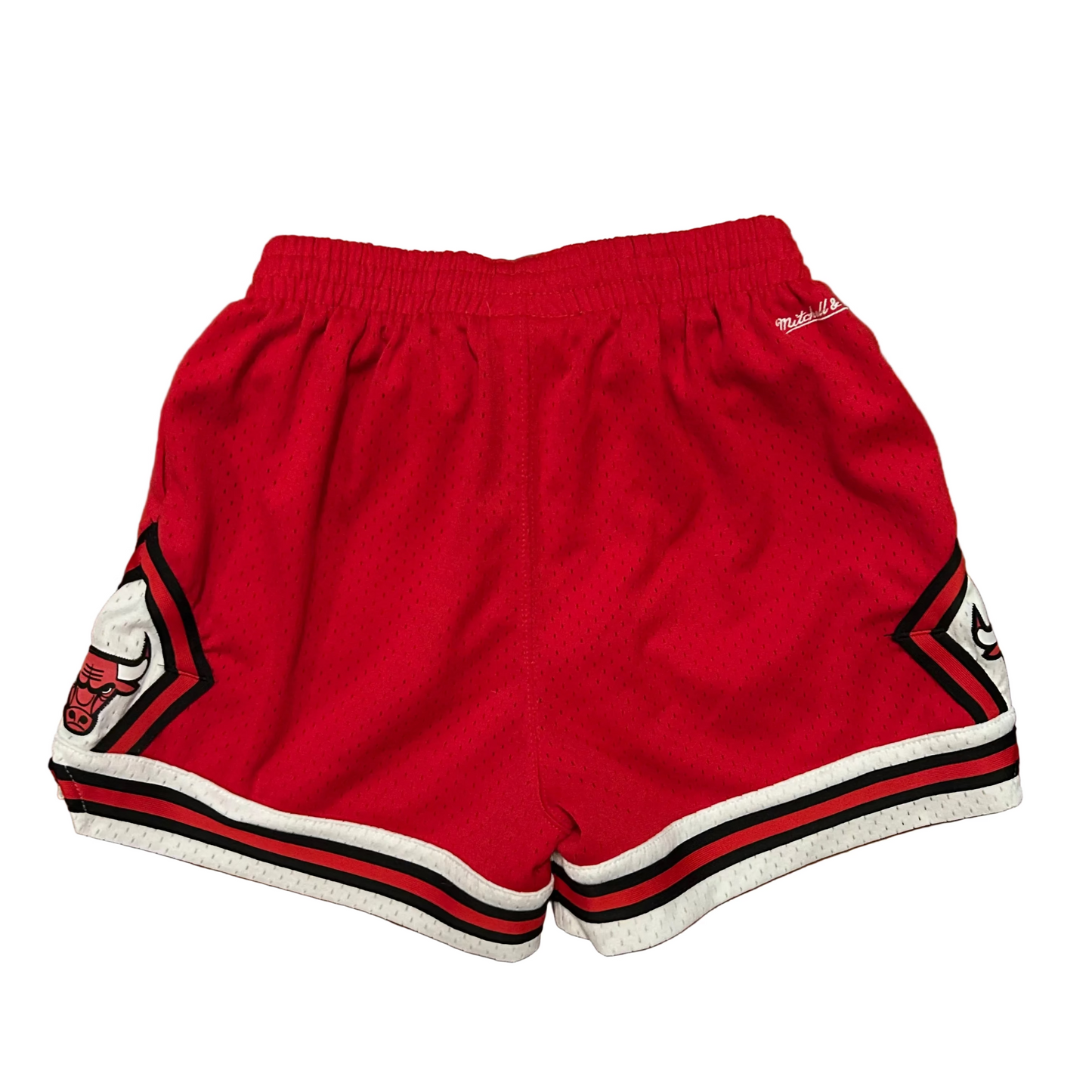 Mitchell and Ness Chicago Bulls Hardwood Classics NBA Finals 1996 Red Basketball Shorts - Tagged S - 22" x 4"