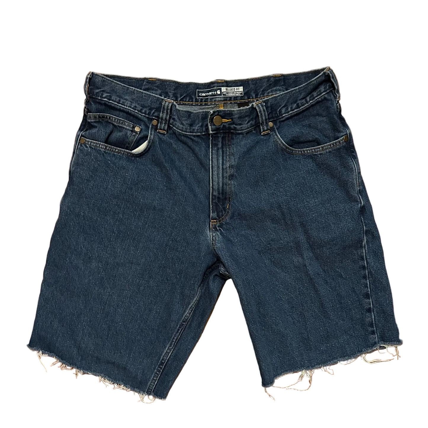 Carhartt Carphartt Denim Blue Jeans Cutoff Shorts - 36" x 11"