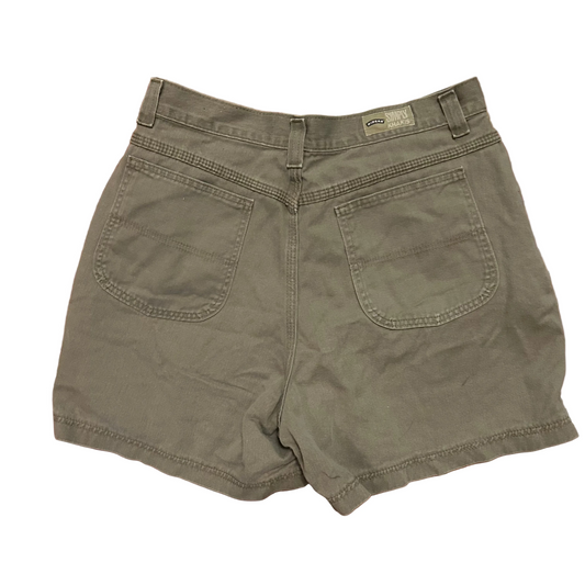 Lee Riders Simply Khakis Green Brown Denim Shorts - 32" x 5"