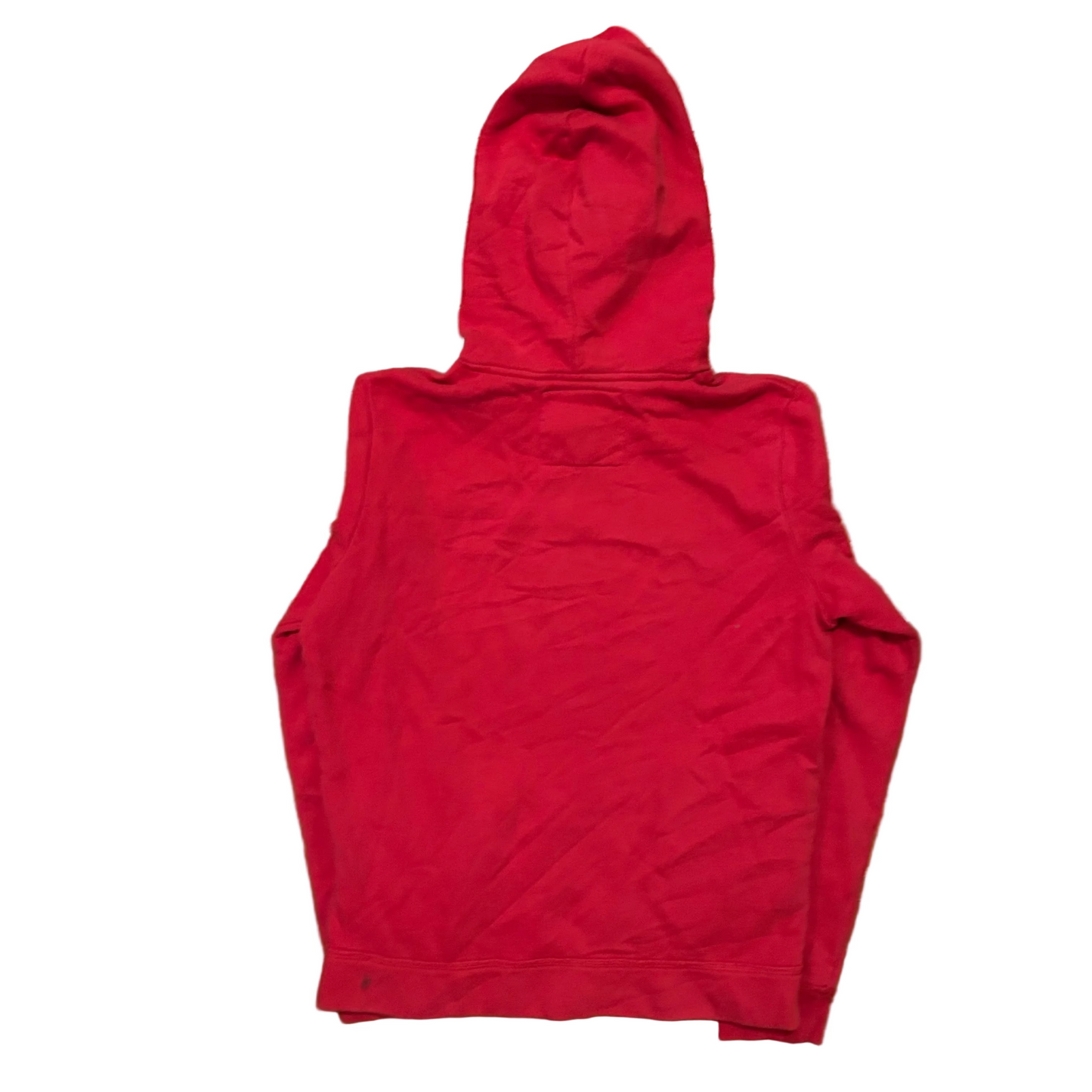 Abercrombie and Fitch Mini Moose Logo Red Hoodie Sweatshirt - Large - 22.5" x 26"