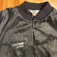 80/90's Norfolk Southern Lake Division Black Bomber Jacket - XLarge - 27" x 26"