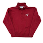 Champion Indiana University IU Hoosiers Red Quarter Zip Sweatshirt - Medium - 21" x 25"