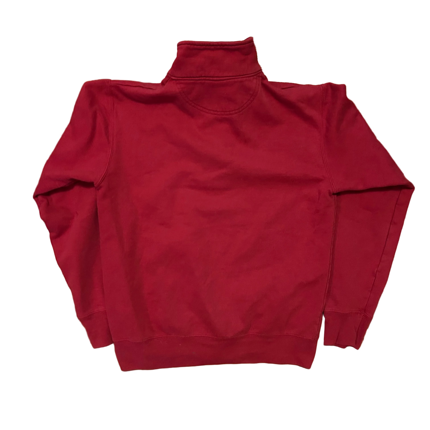 Champion Indiana University IU Hoosiers Red Quarter Zip Sweatshirt - Medium - 21" x 25"