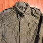 70's Military Cold Weather Green Zip Up Jacket - Large - 23" x 30"