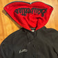 90's Admiral Sportswear Black Red Kristie Souirettes M Varsity Bomber Jacket - Small - 18" x 22"