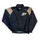 58 Sports Black Purdue University Quarter Zip Pullover Windbreaker Jacket - Large - 23" x 24"